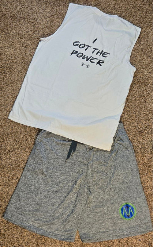 AIA Grey Small Logo Tank Top